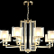 Люстра Crystal Lux NICOLAS SP-PL8 GOLD/WHITE